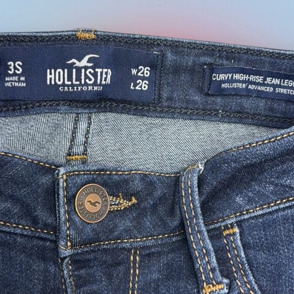 HOLLISTER Women’s 3S CURVY HIGH RISE JEAN LEGGING - Picture 4 of 4